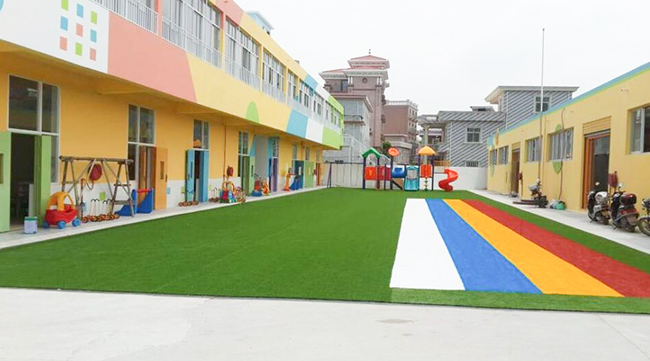幼儿园人造草坪如何来进行规划？